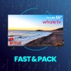 Fast&Pack Smart Xion 55" Whale TV + Instalación Fast&Pack Smart Xion 55" Whale TV + Instalación