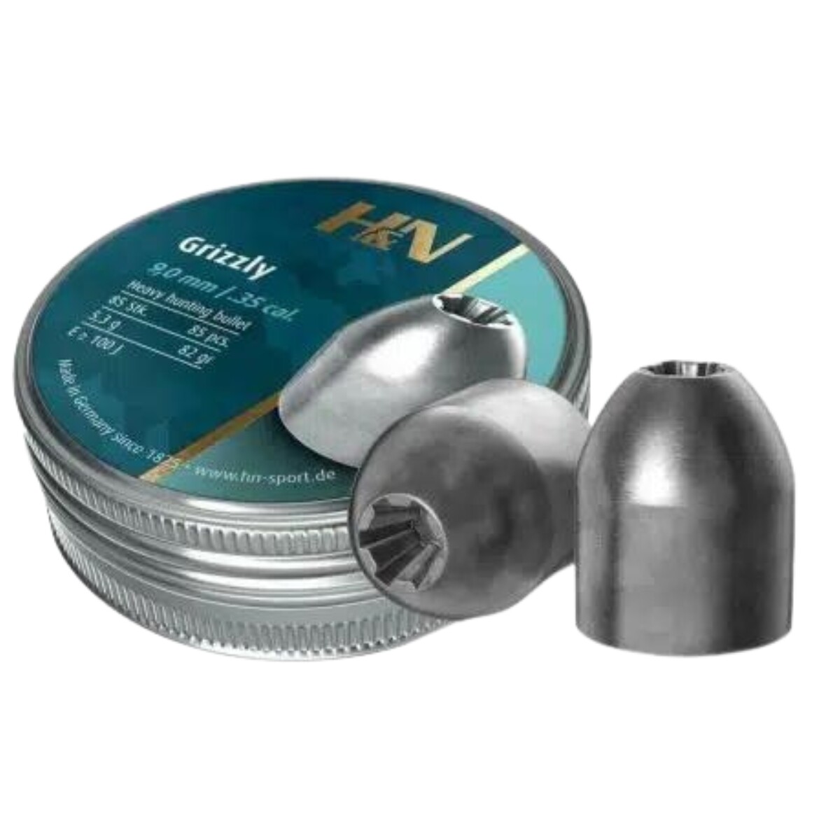 Balin Grizzly 9 mm 60un 82gr 