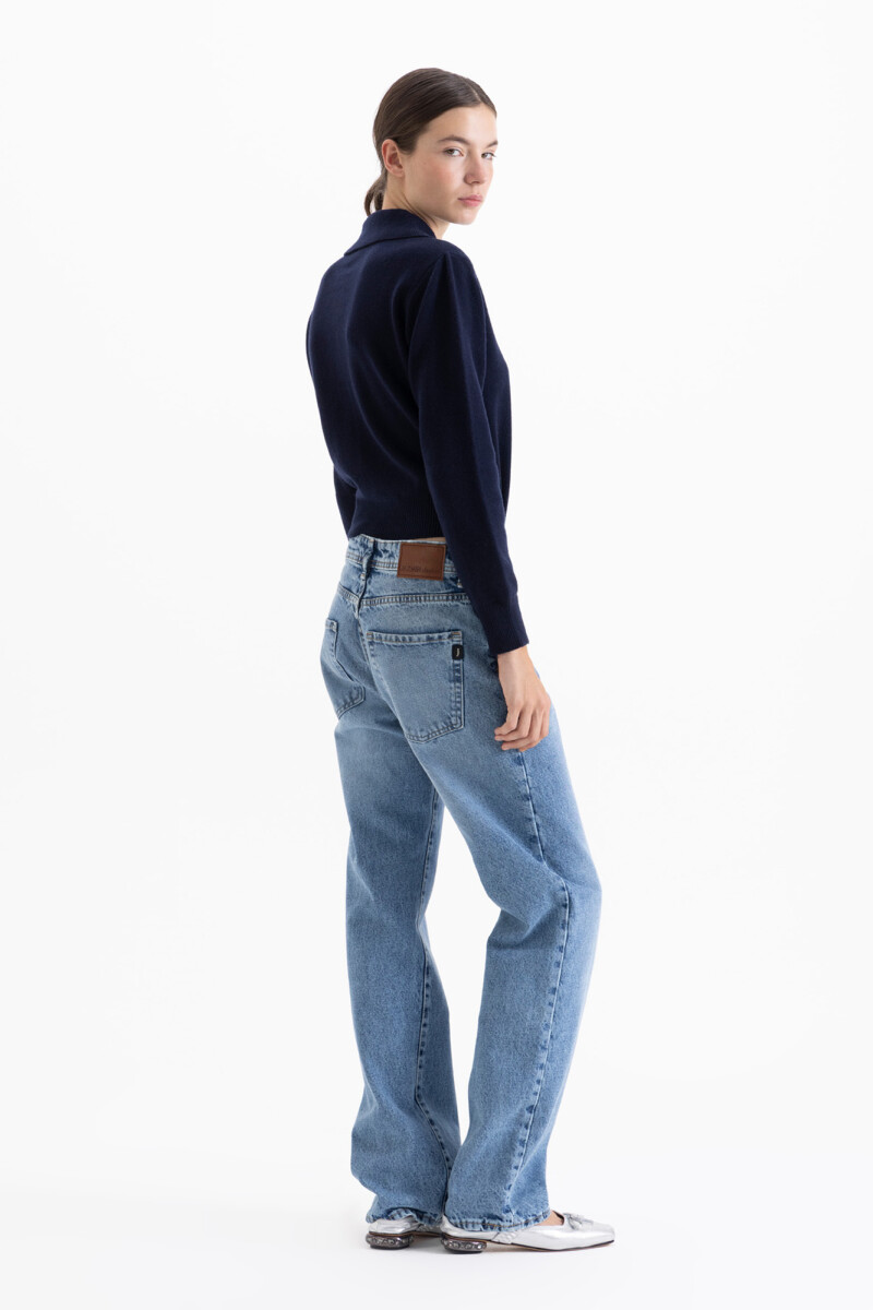 JEANS STRAIGHT CLASSIC Celeste