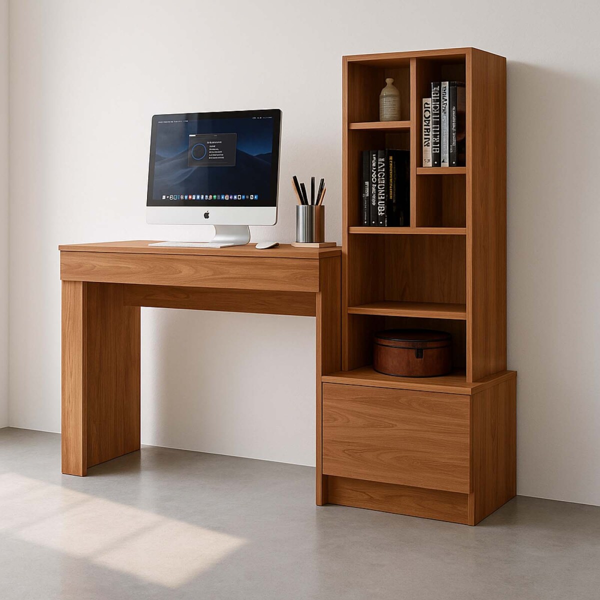 KIT DE OFICINA - MDF MARRON LEÓN 