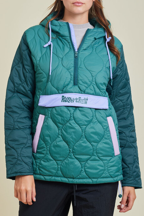 CAMPERA NYLON GLORA RUSTY Verde