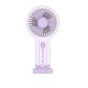 Ventilador mini con soporte violeta