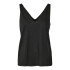 VMJOY LINNEN SL V-NECK TANK TOP GA JRS BLACK