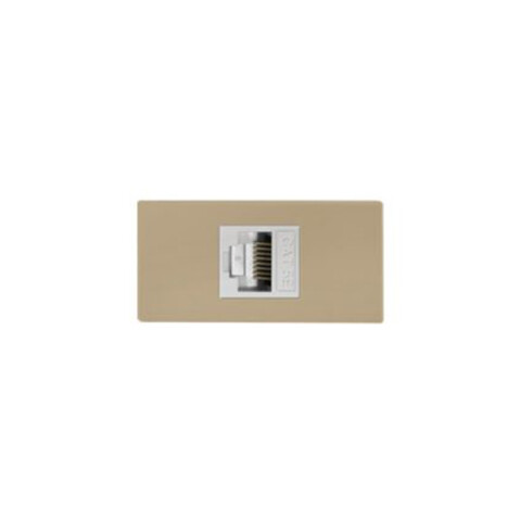 Módulo toma computación RJ45 cat. 6, beige-Reggio M46278