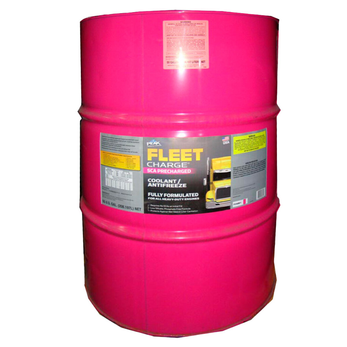 REFRIGERANTE - ANTICONG. FLEETCH. ROJO 100% CONC. P-DILUIR 208LTS PEAK 
