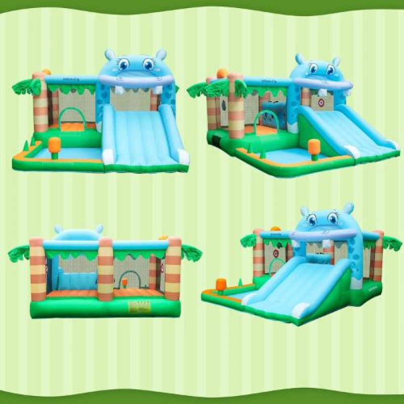Inflable Hipopotamo con Palmeras- Doctor Dolphin Inflable Hipopotamo Con Palmeras- Doctor Dolphin