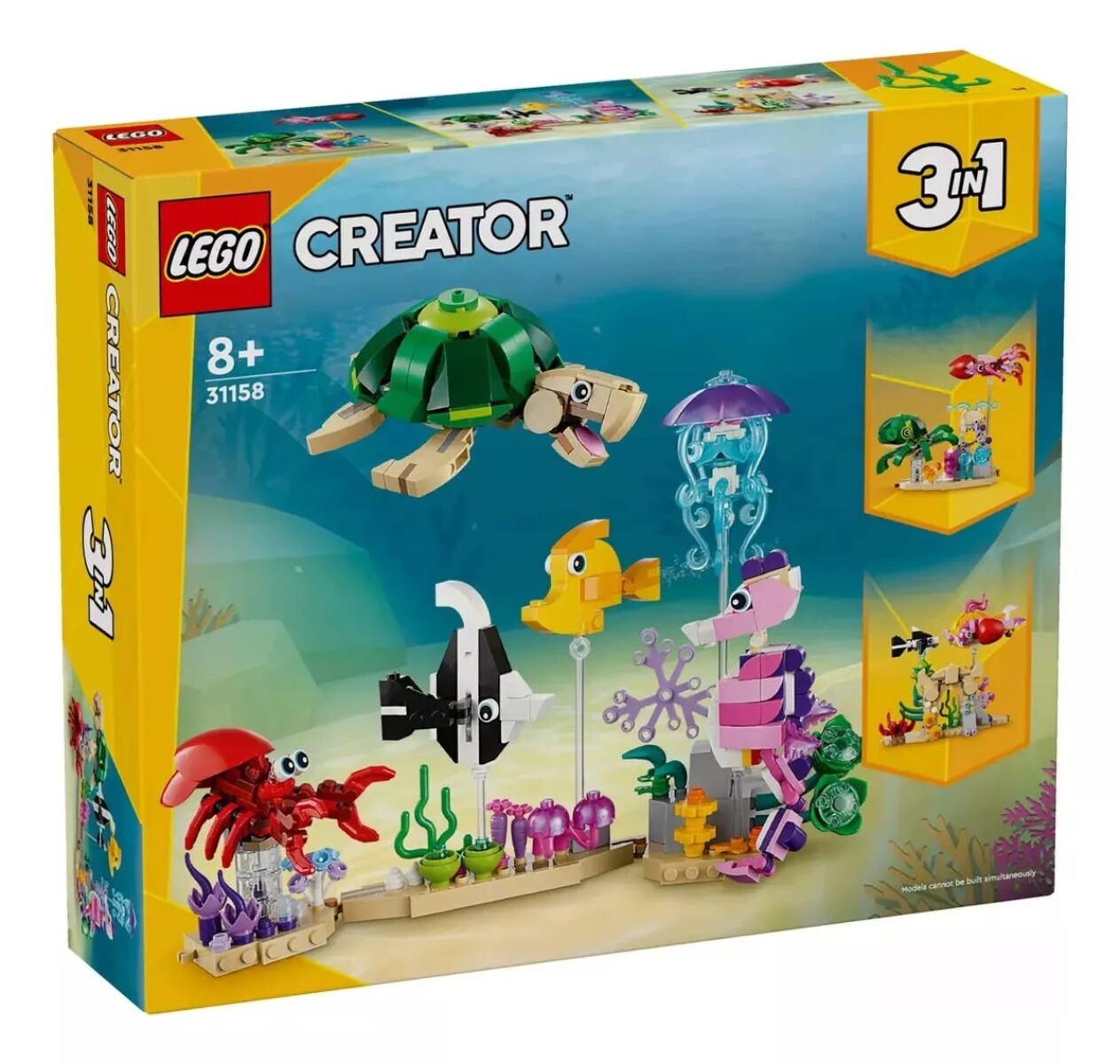 Lego Creator 3 en 1 Sea Animals 31158 Número de piezas 421 