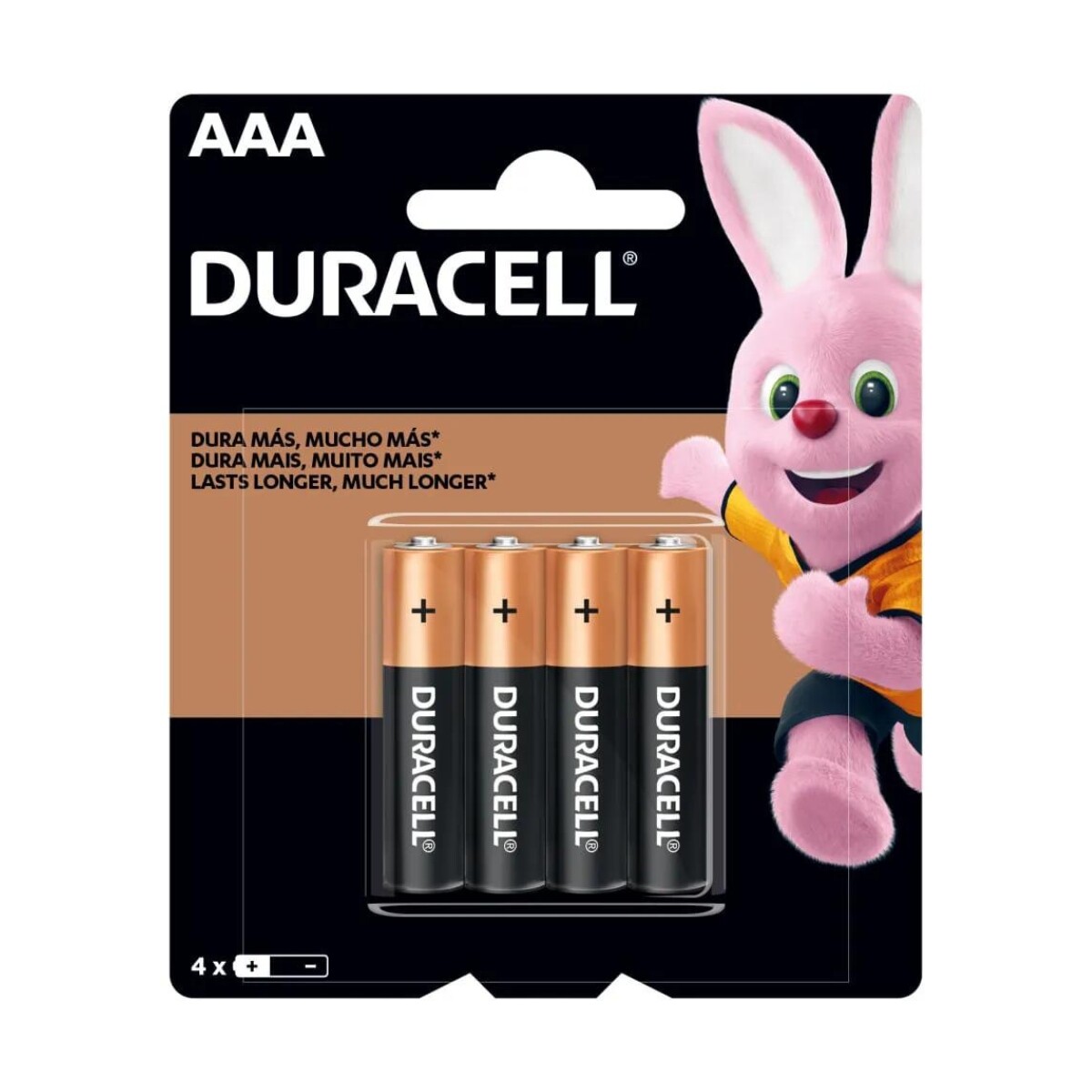 Pack X4 Pilas Duracell Alcalinas Aaa 