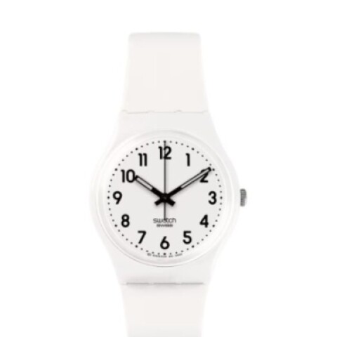 Reloj Swatch SO28W107 en siliocona blanca Blanco