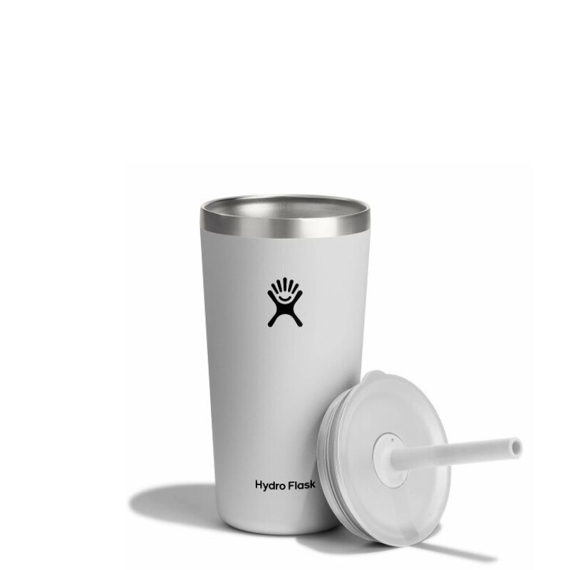 Vaso Hydro Flask 20 OZ All Around Tumbler Straw Lid - Blanco Vaso Hydro Flask 20 OZ All Around Tumbler Straw Lid - Blanco