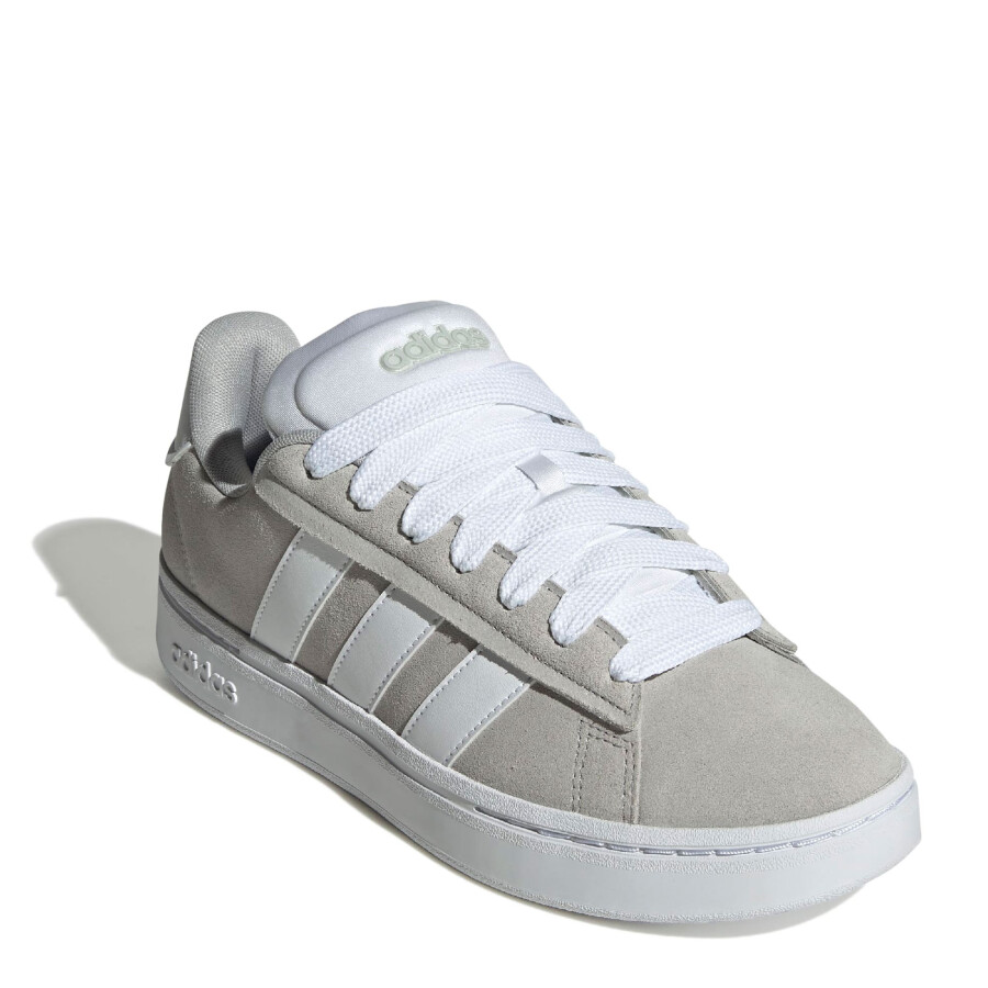 Championes de Hombre Adidas Grand Court Alpha Gris-Blanco