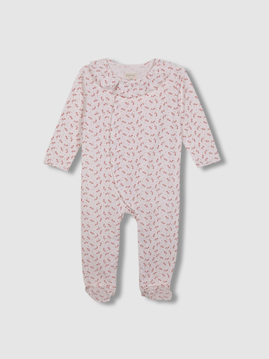 Pijama Estampado Florecitas Rosa
