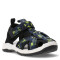Sandalias de Niño Croco Kids CANU con tiras estampadas Negro
