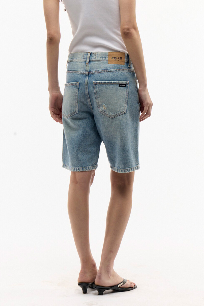 SHORT LOOSE LIGHT BLUE Azul