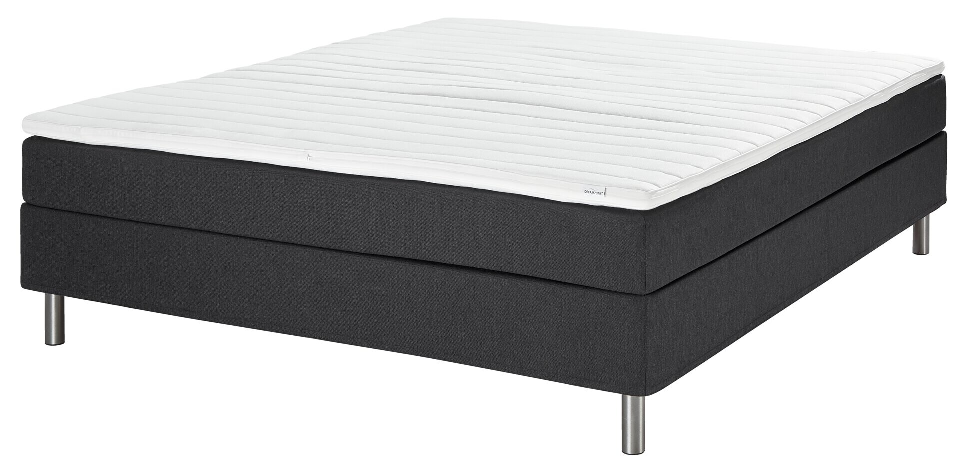Cama cont King 180x200 PLUS C60 HR negro-08 