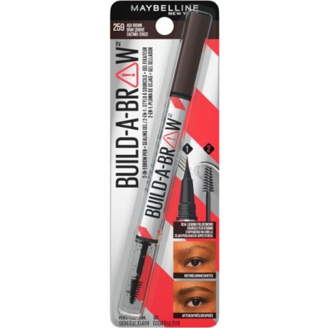 MAYBELLINE DELINEADOR DE CEJAS BUILD A BROW N°259 CASTAÑO CENIZO MAYBELLINE DELINEADOR DE CEJAS BUILD A BROW N°259 CASTAÑO CENIZO