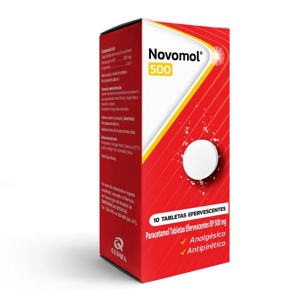 NOVOMOL 500 CJ X 10 TABL. EFERV.