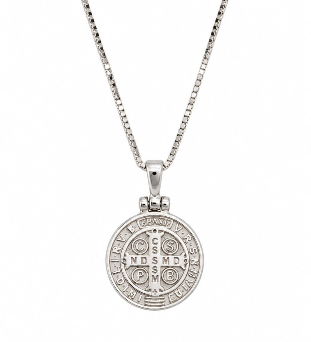 Cadena con medalla San Benito 