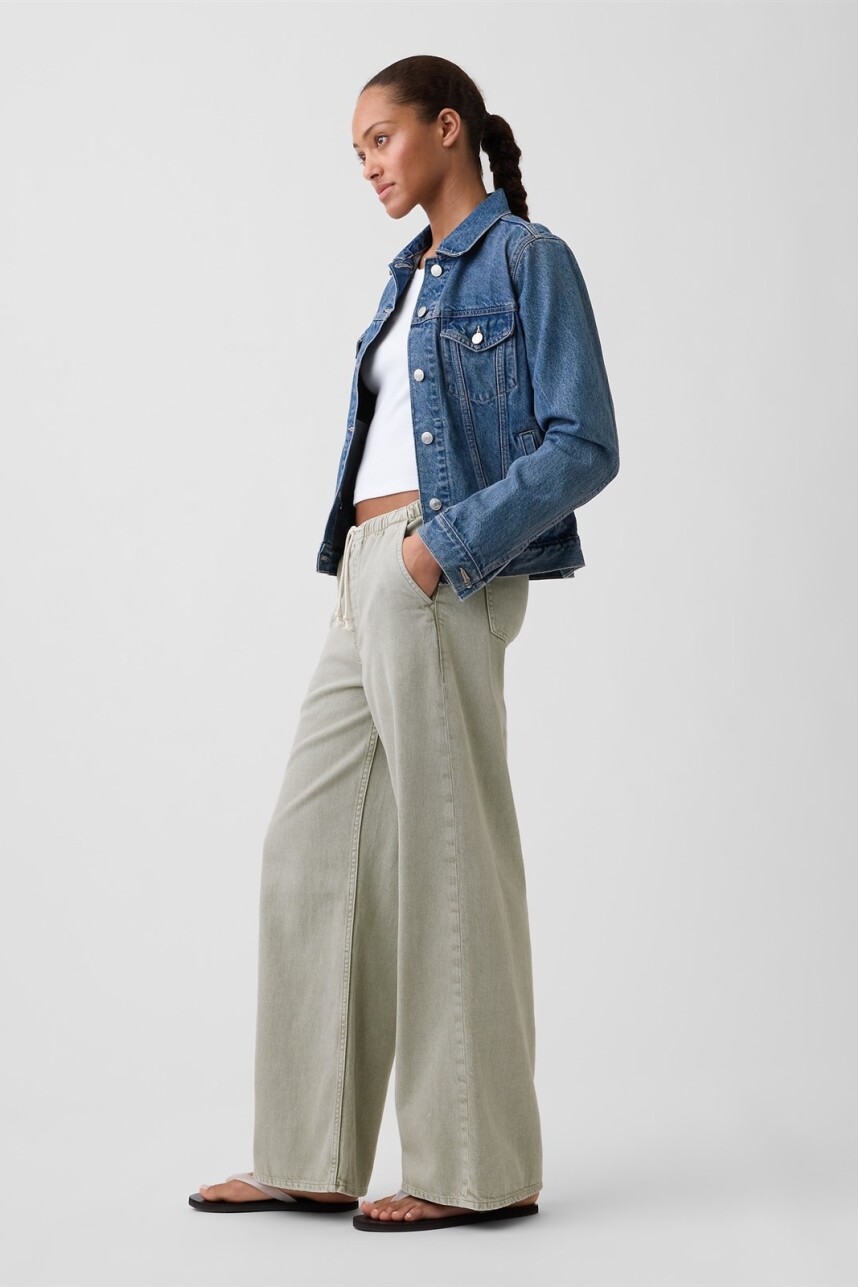 Jean Wide Leg Superlight Mujer Fossil 007