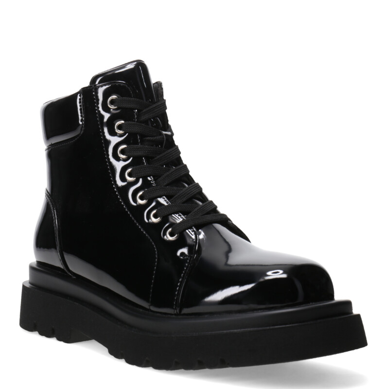 Botas de Mujer Miss Carol PONDS Borcego chato Negro (Charol)