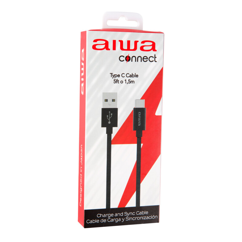 Cable de Carga USB-C Negro