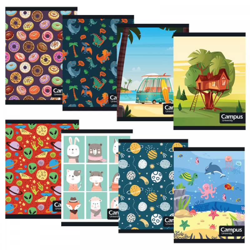 Cuaderno Campus Tapa Flexible Rayado Con Margen Engrampado 48 Hojas #CUADERNO CAMPUS TAPA FLEXIBLE RAYADO CON MARGEN ENGRAMPADO 48 HOJAS