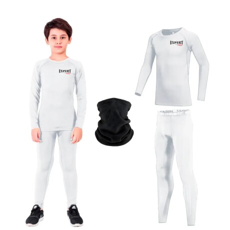 Conjunto Deportivo Camiseta termica Calza Niños X3 Vst006010-bl-130