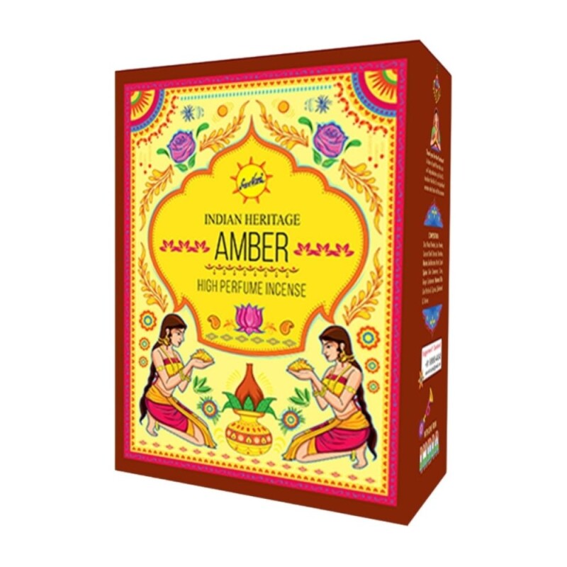 INCIENSO SREE VANI - HERITAGE CAJA X12 Ambar