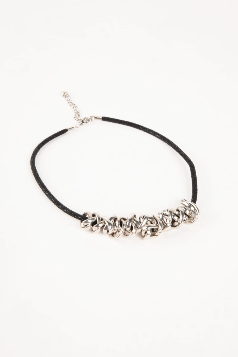 CHOKER STOJA Plateado