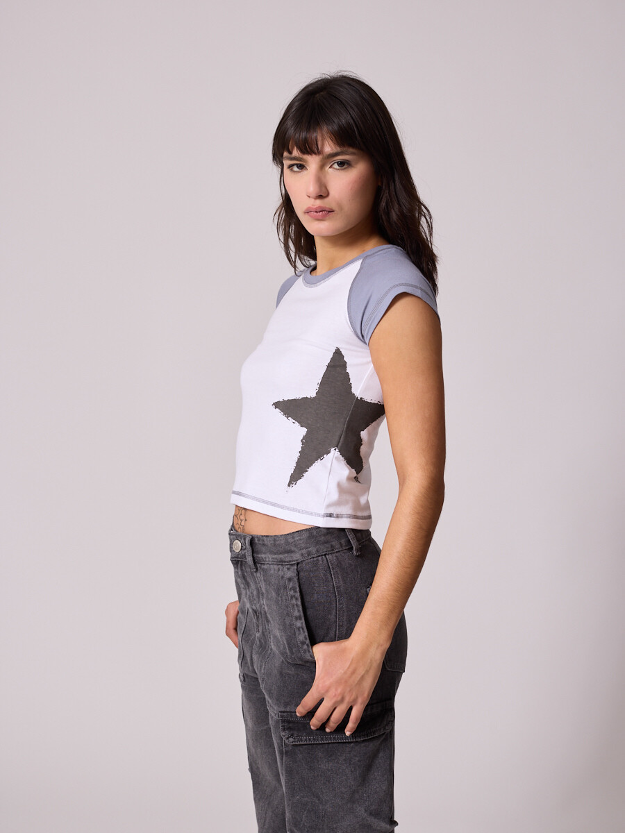 T-SHIRT MELMAN DIXIE Blanco