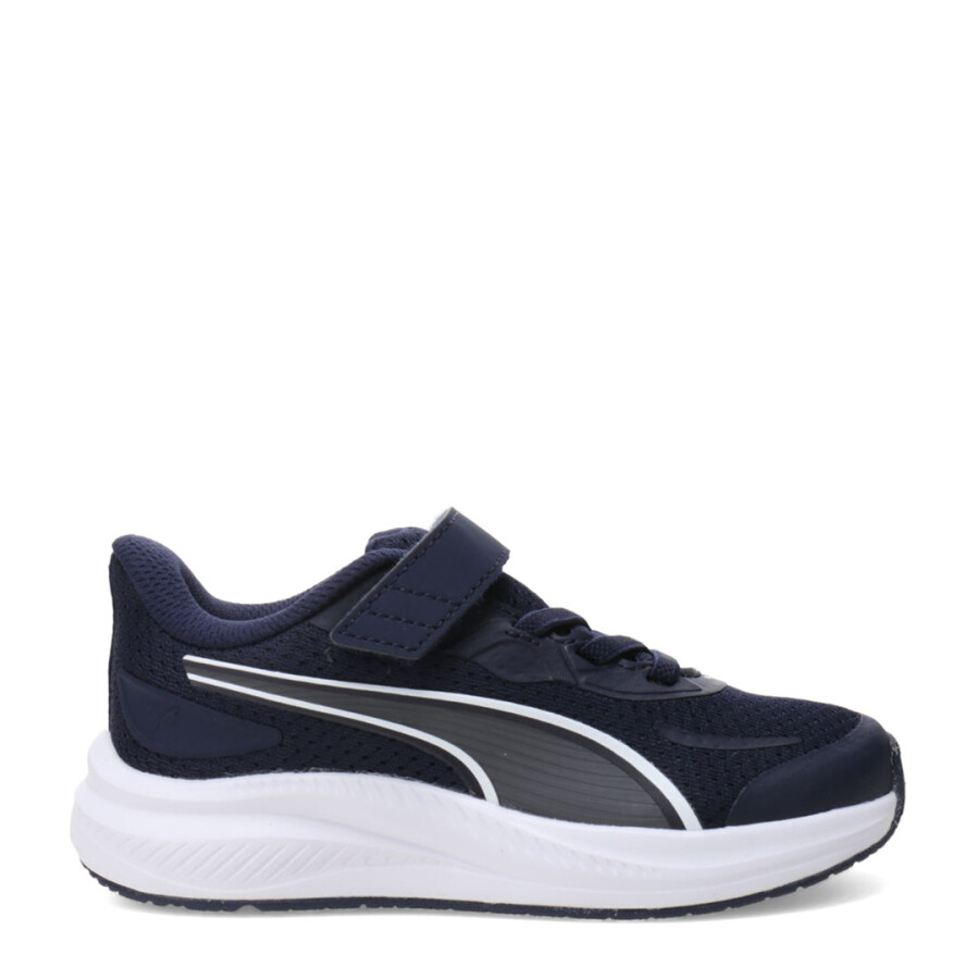 Championes de Niños Puma Skyrocket 2 Ac+ Ps Azul - Blanco