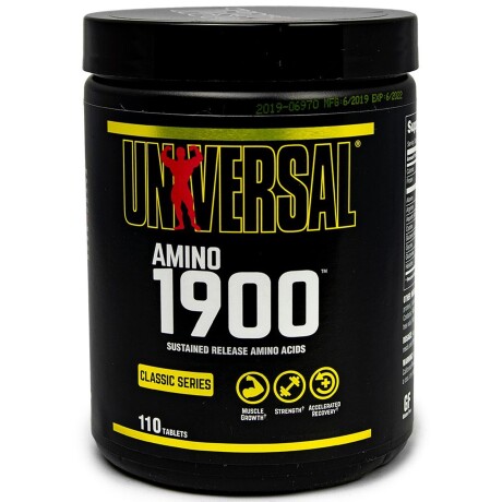 Suplemento Universal Amino 1900 recuperación y volumen 110 comprimidos Suplemento Universal Amino 1900 recuperación y volumen 110 comprimidos