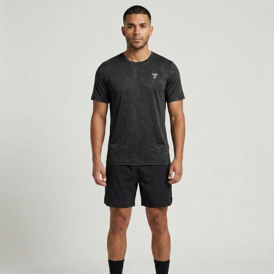 Remera de Hombre TIFFOSI Running Negro
