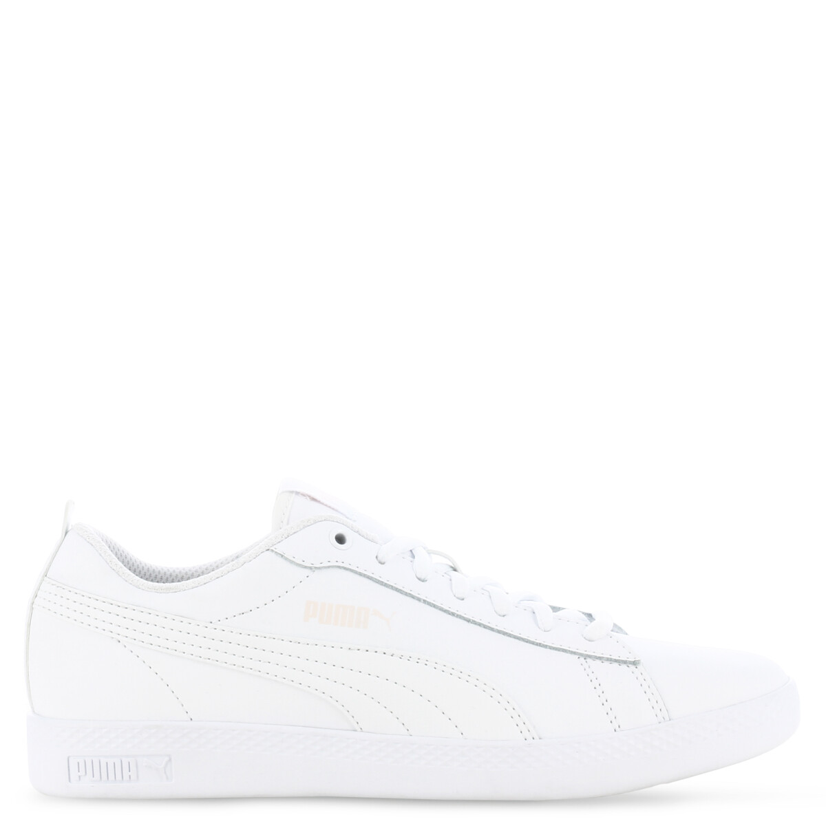 Championes de Mujer Puma Smash V2 Leather Puma - Blanco 