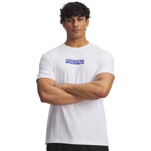 UA 60/40S HOUSE OF MUSCLE SS-WHT WHT-100