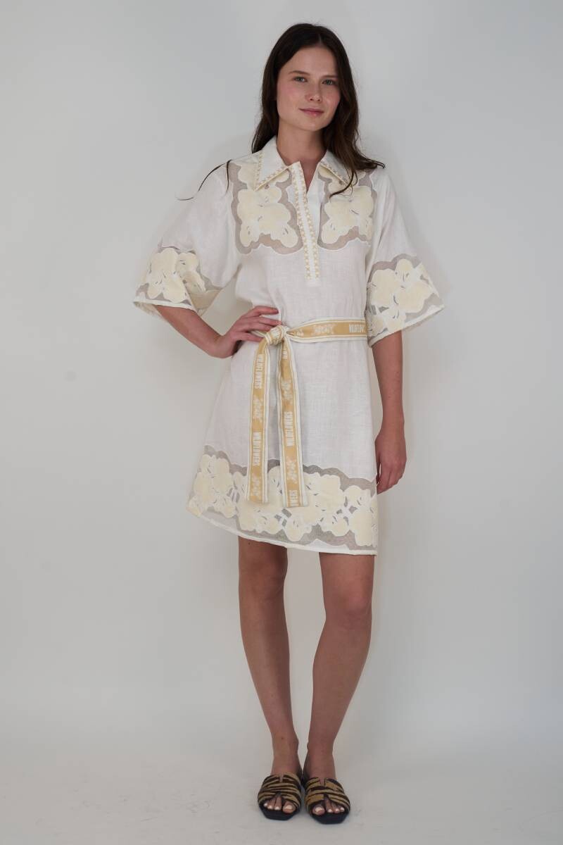 Vestido Wild Flower White 