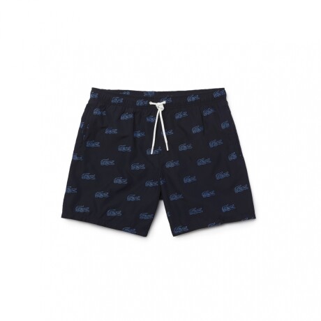 SHORT LACOSTE PRINT DE CRO ABY SWIMMWEAR Blue