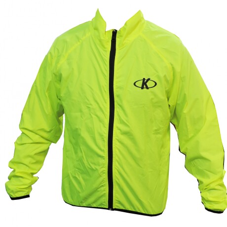 Campera Cortaviento K Impermeable FLUOR