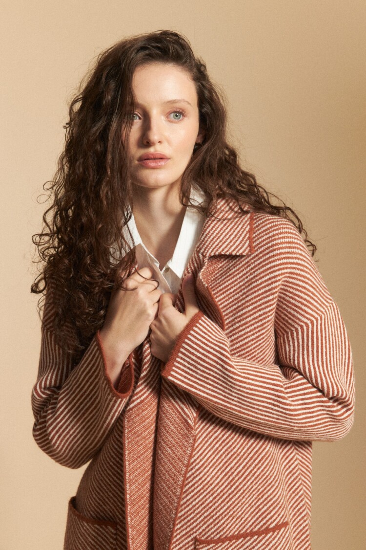 CARDIGAN SILENE Marron