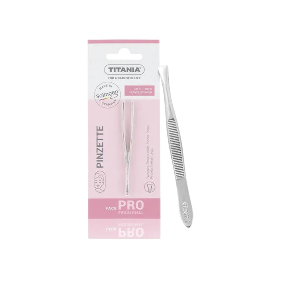 Pinza de Cejas Punta Recta 1060/A - Titania Pinza de Cejas Punta Recta 1060/A - Titania