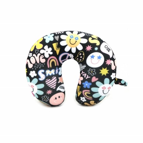 Almohada de Viaje Trendy Con Diseño FLORES