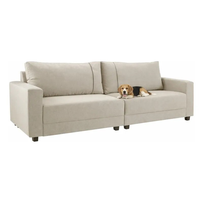 Sofá 4 Cuerpos - Tela Pet Friendly Beige Sofá 4 Cuerpos - Tela Pet Friendly Beige