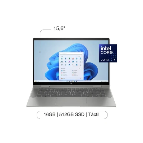 Notebook HP Envy 15-FE1082WM 15,6' FHD Touch 512GB / 16GB Intel Core Ultra 7 Notebook HP Envy 15-FE1082WM 15,6' FHD Touch 512GB / 16GB Intel Core Ultra 7