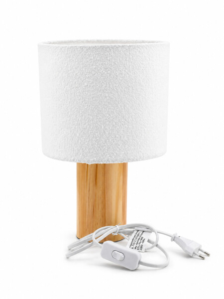 LAMPARA WOOD BLANCO