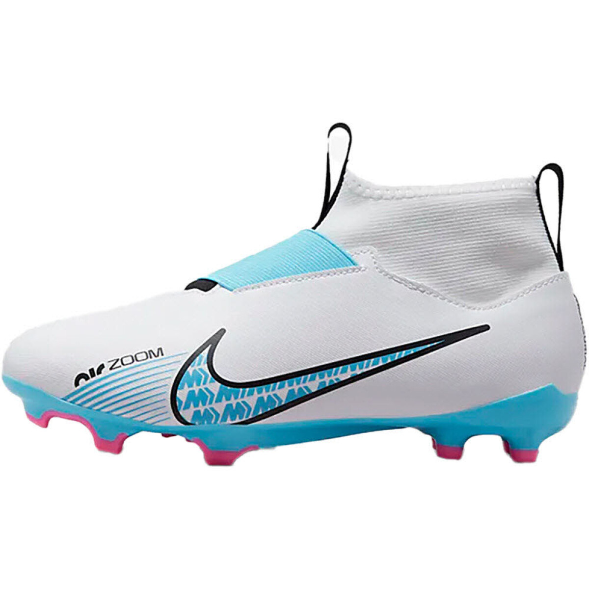 Champion Nike Futbol Niño Zoom Superfly 9 Acad FG/MG White/Bltc - S/C 