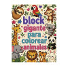 Block para colorear gigante Animales