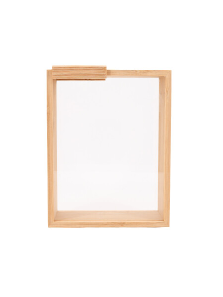 RECIPIENTE ALMACENAR ALIMENTOS MADERA