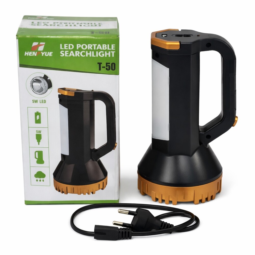 Foco de Mano Recargable 16,5 cm 500 lm FOCO DE MANO RECARGABLE 16,5CM 500ML SF041