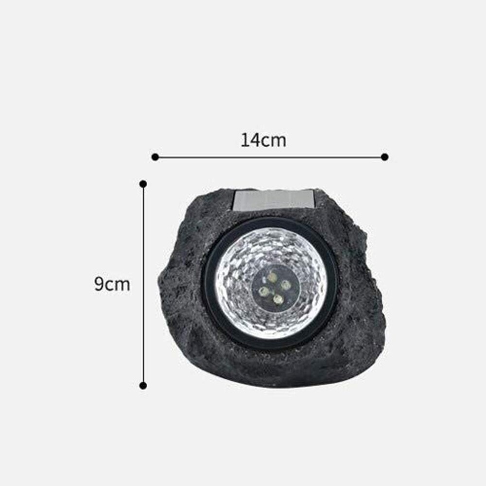 Foco De Luz Led Para Exteriores Con Diseño De Piedra Foco De Luz Led Para Exteriores Con Diseño De Piedra