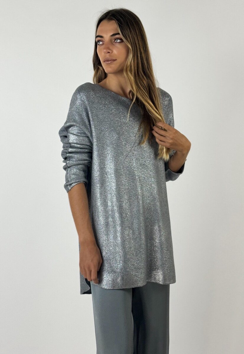 SWEATER CINZIA - PLATEADO - GRIS 